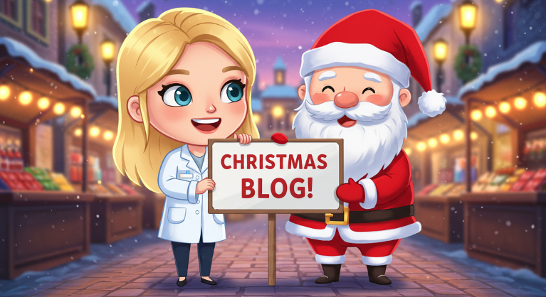 xmas christmas santa doctor dentist blog smiling 